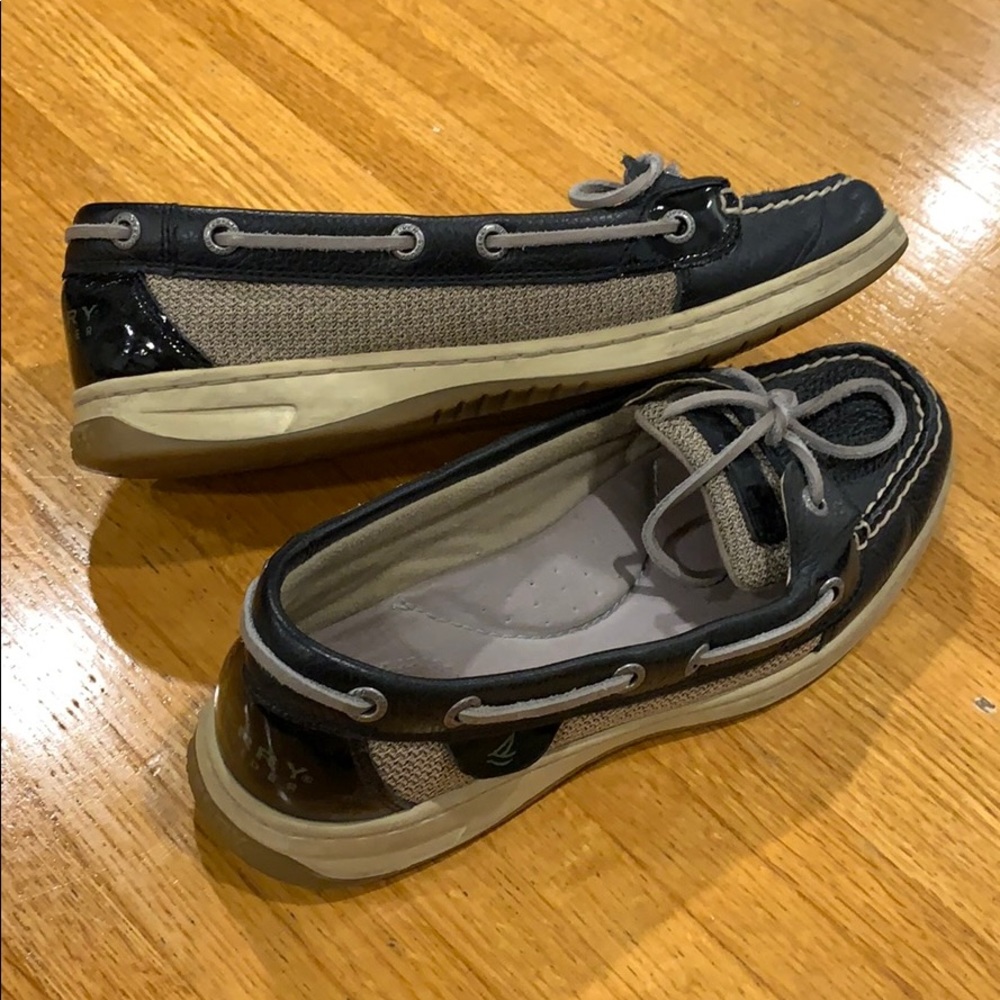 Women’s Black Short Sperry Top Siders